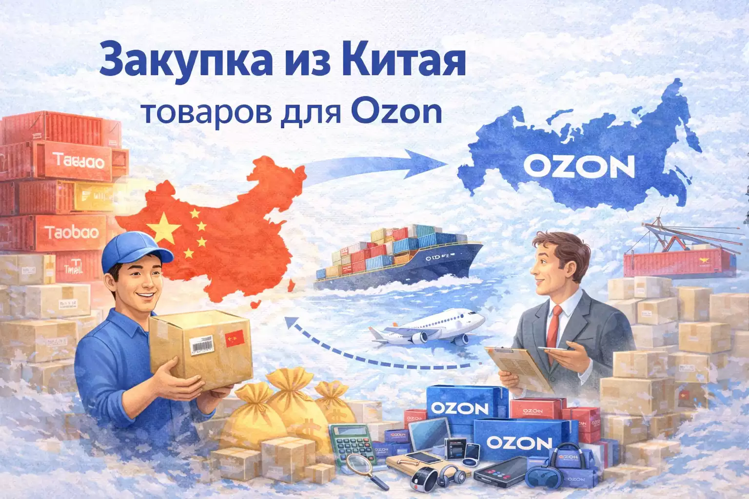 Закупка товаров из Китая для Ozon