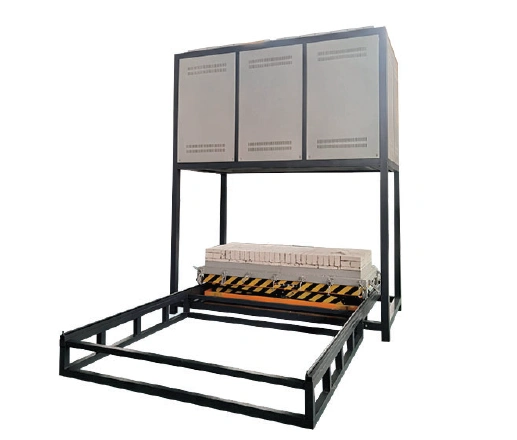 печь с подъёмным дном для крупногабаритных изделий