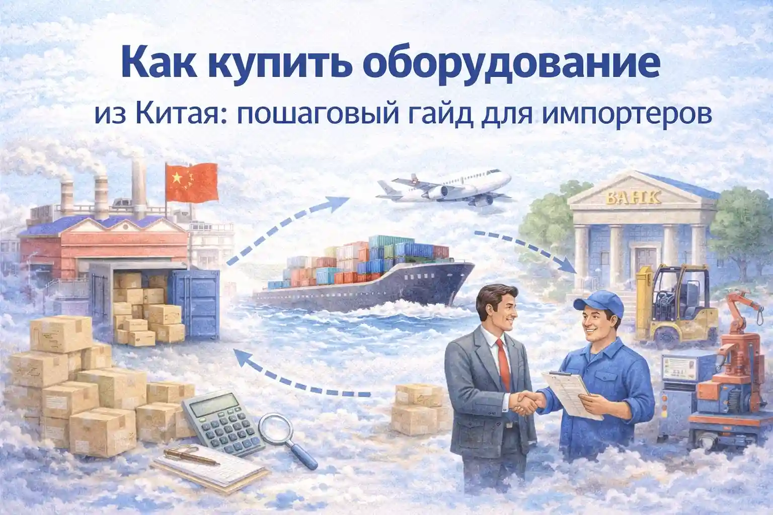 Пошаговая инструкция покупки оборудования в Китае